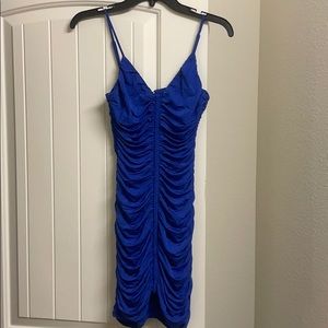 Deep Blue Marciano mini dress